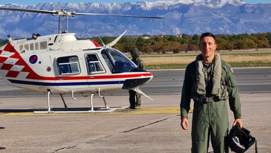 Photo of FOTO U Zemuniku počela letačka obuka na helikopterima Bell-206B
