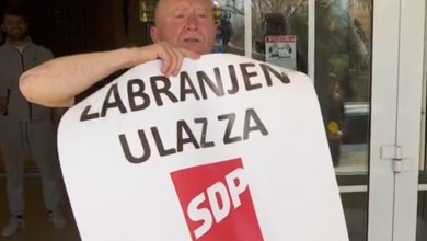 Photo of VIDEO Vlasnik hotela zabranio ulaz SDP-ovcima: “Ako to mogu napraviti u centru Jugoslavije, mogu i ja u centru Hrvatske’