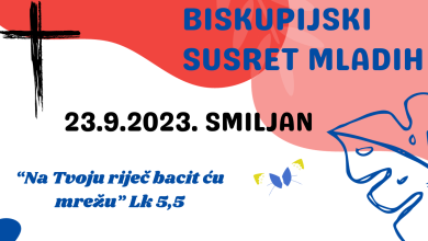 Photo of Biskupijski susret mladih Gospićko-senjske biskupije pod geslom “Na Tvoju riječ, bacit ću mrežu”
