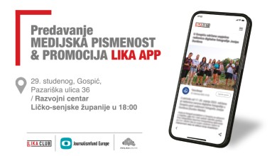 Photo of Lika App se predstavlja u Gospiću, pogledajte vrijeme i mjesto