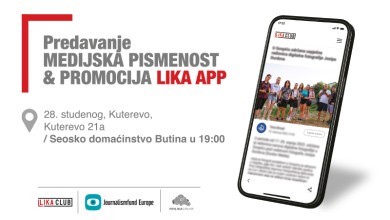 Photo of Lika App se predstavlja u Kuterevu, pogledajte vrijeme i mjesto