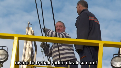 Photo of VIDEO S pruge na koju su se rasule tone kukuruza ukradeno 350 metara kontaktne mreže: “Ako pustimo napon…”