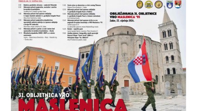 Photo of Bogat program obilježavanja 31. obljetnice VRO Maslenica