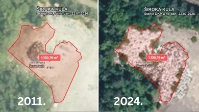 Photo of ISTRAŽILI SMO Što otkrivaju avio snimke? Pogledajte kako se lokacija u Ličkom Osiku mijenjala od 2011. godine