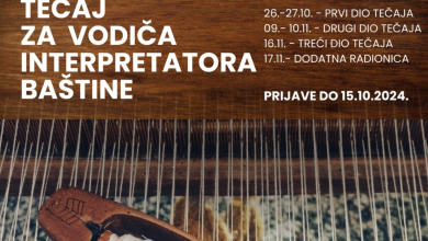 Photo of Postanite interpretator baštine na tečaju u Seoskom domaćinstvu Butina na Velebitu!
