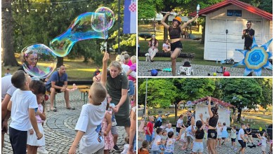 Photo of FOTO Uz žonglere i balone od sapunice započelo Dječje ljeto u Otočcu